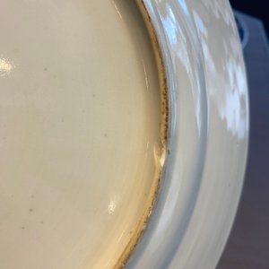 Six various Chinese blue and white, celadon and famille rose porcelain wares, 19/20th C. — photo 15
