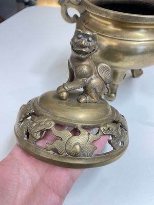 Six various Chinese bronze censers, 19/20th C. — photo 6