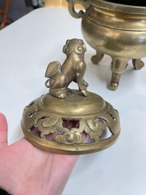Six various Chinese bronze censers, 19/20th C. — photo 8