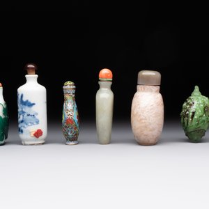 Six various Chinese snuff bottles, 19/20th C. — photo 3