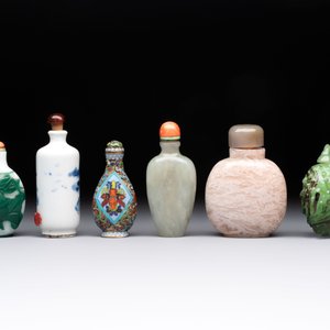 Six various Chinese snuff bottles, 19/20th C. — photo 5