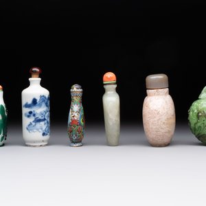 Six various Chinese snuff bottles, 19/20th C. — photo 6