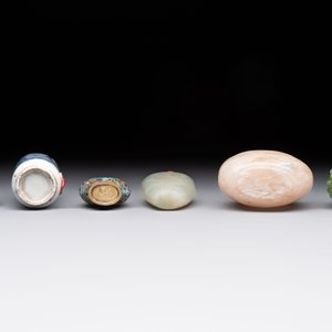 Six various Chinese snuff bottles, 19/20th C. — photo 8