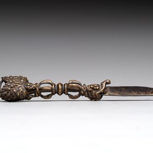 Six various Tibetan ritual objects, 19/20th C. — photo 9