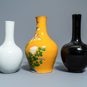 Six vases en porcelaine de Chine monochrome, 18ème et après — photo 9