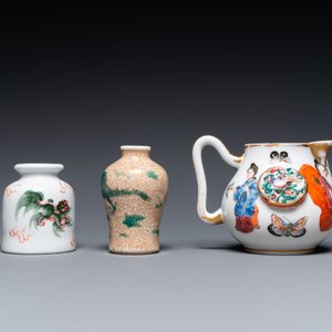 Six vases et une verseuse 'Wu Shuang Pu' en porcelaine de Chine, 19/20ème — photo 10