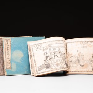 'Sketches of Confucius 聖跡圖' and 'Grand Panorama of Shanghai's Famous Courtesans 增廣海上名花月影大觀', Republic — photo 2