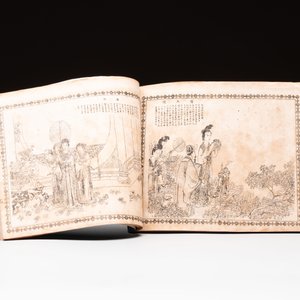 'Sketches of Confucius 聖跡圖' and 'Grand Panorama of Shanghai's Famous Courtesans 增廣海上名花月影大觀', Republic — photo 3