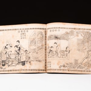 'Sketches of Confucius 聖跡圖' and 'Grand Panorama of Shanghai's Famous Courtesans 增廣海上名花月影大觀', Republic — photo 4