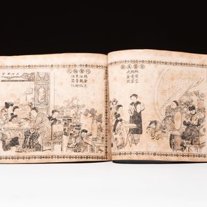 'Sketches of Confucius 聖跡圖' and 'Grand Panorama of Shanghai's Famous Courtesans 增廣海上名花月影大觀', Republic — photo 5