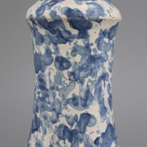 Spaanse blauw en wit gevlekte albarello, ca. 1700 — foto 1