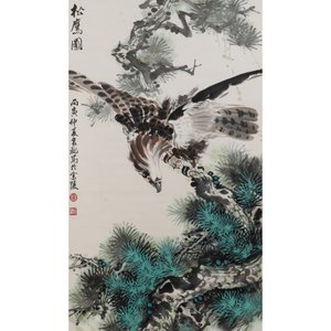 Su Yunchang 蘇運昌 and Dong Liangguan 董良觀: 'Eagle', ink and colour on paper, 20th C. — foto 3