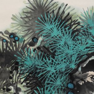 Su Yunchang 蘇運昌 and Dong Liangguan 董良觀: 'Eagle', ink and colour on paper, 20th C. — foto 6