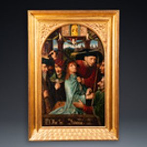 Suiveur de Jérôme Bosch (ca. 1450–1516): Le Christ moqué (Le Couronnement d'épines), huile sur panneau — photo 2