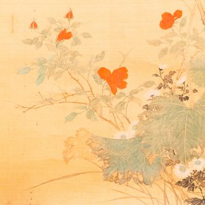 Sun Jia Shou (20e eeuw), inkt en kleur op zijde: 'Bloesemtakken met vogels en insecten', gedat. 1936 — foto 7