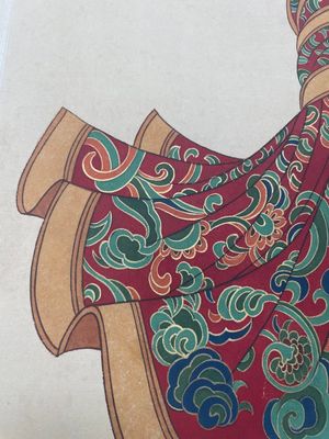 Sun Yunsheng 孫雲生 (1918-2000): 'Dancing female', ink and colour on paper, dated 1979 — foto 12