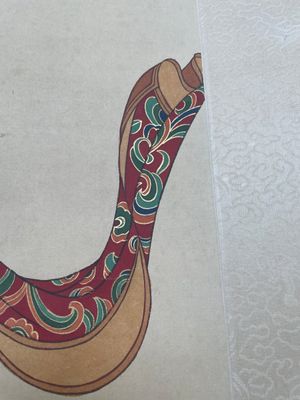 Sun Yunsheng 孫雲生 (1918-2000): 'Dancing female', ink and colour on paper, dated 1979 — foto 9