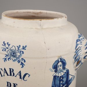 Tabakspot "Tabac de Strasbourg" in Brussels aardewerk, 18e eeuw — foto 6