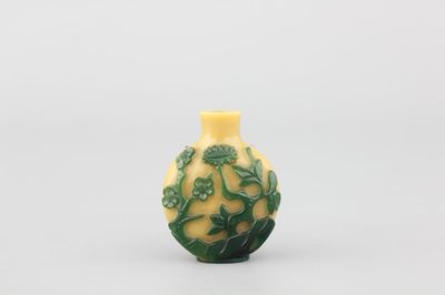 Tabatière chinoise en verre de Pékin, env. 1800