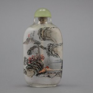 Tabatière chinoise peint sous verre, 20e — photo 1