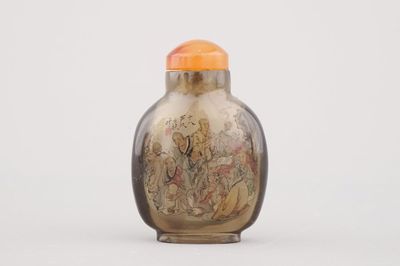Tabatière chinoise peint sous verre