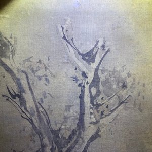 Tani Buncho (Japon, 1763-1841): Oiseaux sur une branche fleurie, encre et couleurs sur soie, encadré — photo 11