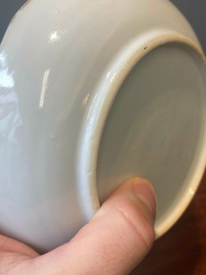 Tasse et soucoupe armoriées en porcelaine de Chine famille rose, Qianlong — photo 8