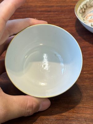 Tasse et soucoupe en porcelaine de Chine famille rose à décor 'Don Quichotte', 18/19ème — photo 13