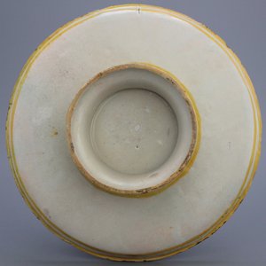 Tazza en majolique d'Urbino, l'expulsion du jardin d'Eden, env. 1580 — photo 1
