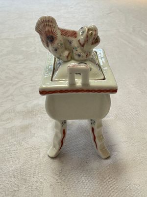 TBC price A Japanese kakiemon censer and cover, in a wooden box, Meiji, 19th C. — foto 5