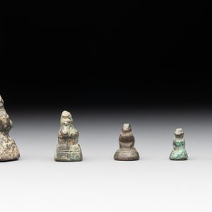 Ten Burmese bronze bird-form opium weights, 18/19th C. — foto 11