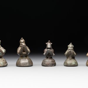 Ten Burmese bronze bird-form opium weights, 18/19th C. — foto 4