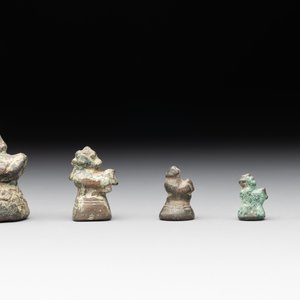 Ten Burmese bronze bird-form opium weights, 18/19th C. — foto 8