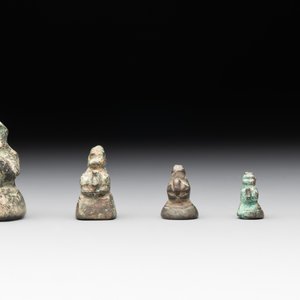 Ten Burmese bronze bird-form opium weights, 18/19th C. — foto 9