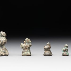 Ten Burmese bronze bird-form opium weights, 18/19th C. — foto 10