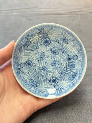 Ten Chinese blue and white cups and eleven saucers, Kangxi — 照片 13