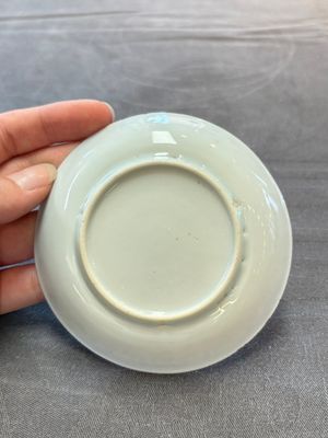 Ten Chinese blue and white cups and eleven saucers, Kangxi — 照片 16