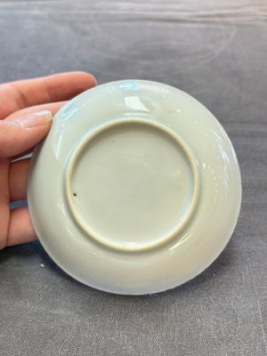 Ten Chinese blue and white cups and eleven saucers, Kangxi — 照片 20