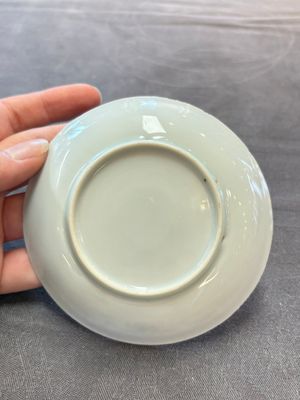 Ten Chinese blue and white cups and eleven saucers, Kangxi — 照片 22