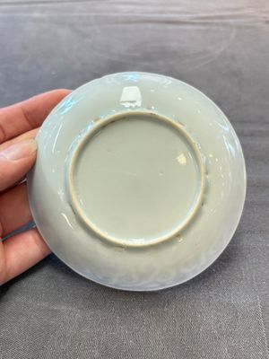 Ten Chinese blue and white cups and eleven saucers, Kangxi — 照片 4