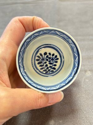 Ten Chinese blue and white cups and nine saucers, Kangxi mark, 19th C. — 照片 65