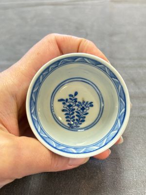 Ten Chinese blue and white cups and nine saucers, Kangxi mark, 19th C. — 照片 77