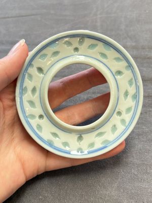 Ten Chinese blue and white cups, seven covers and eight stands, 19/20th C. — photo 79