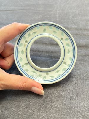 Ten Chinese blue and white cups, seven covers and eight stands, 19/20th C. — photo 87