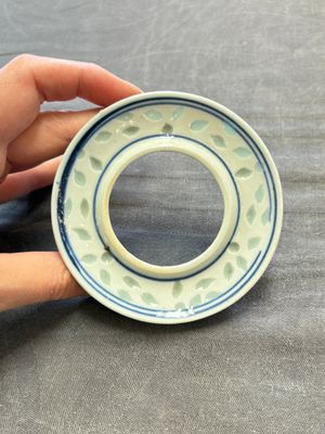 Ten Chinese blue and white cups, seven covers and eight stands, 19/20th C. — photo 89