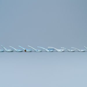 Ten Chinese blue and white spoons, 19/20th C. — photo 5