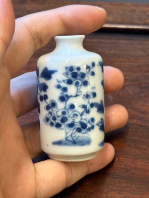 Ten Chinese blue and white vases and snuff bottles, 19th C. — 照片 46