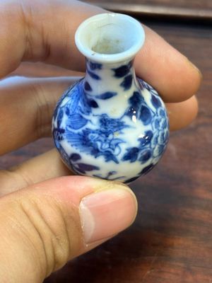 Ten Chinese blue and white vases and snuff bottles, 19th C. — 照片 9