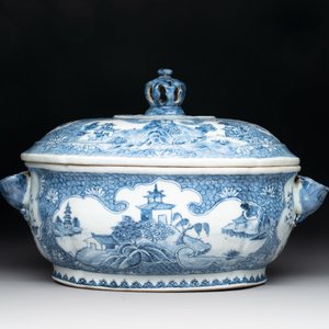 Ten Chinese blue and white wares, Jin Tang Fa Ji 錦堂發記 and Wan Yu 玩玉 mark, 18/20th C. — photo 2