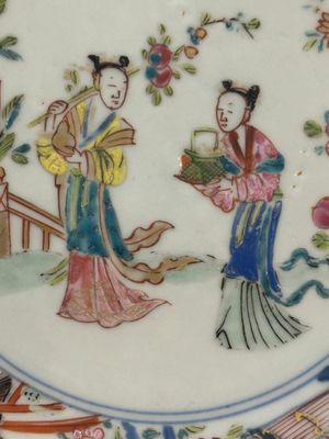 Ten Chinese blue, white, famille rose and Imari-style wares, 18/19th C. — 照片 2